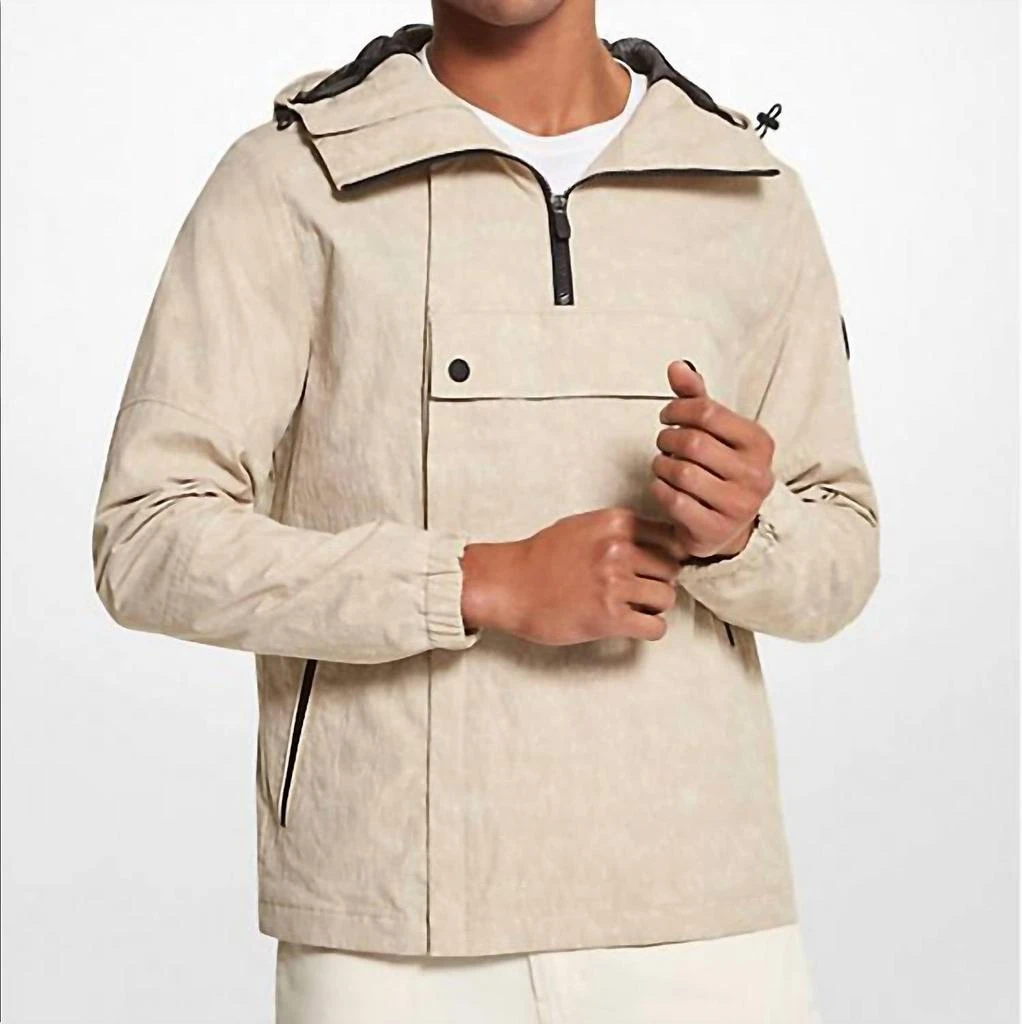 Michael Kors Michael Kors - Crinkled Woven Hoodie Cargo Jacket