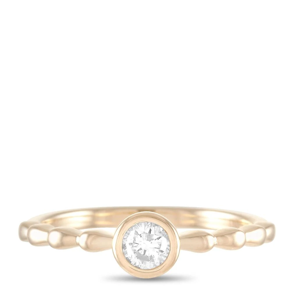 Non Branded 14K Yellow Gold 0.25 ct Diamond Ring 2