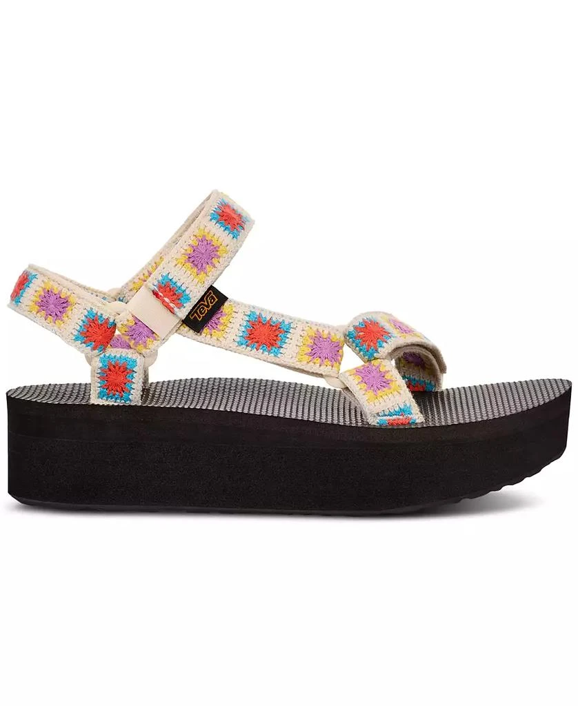 Teva Flatform Universal Crocheted Sandals 6