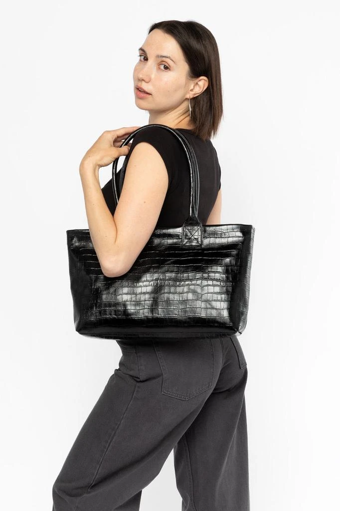 Los Angeles Apparel RLH3493 - Crocodile Weekday Tote Bag 11