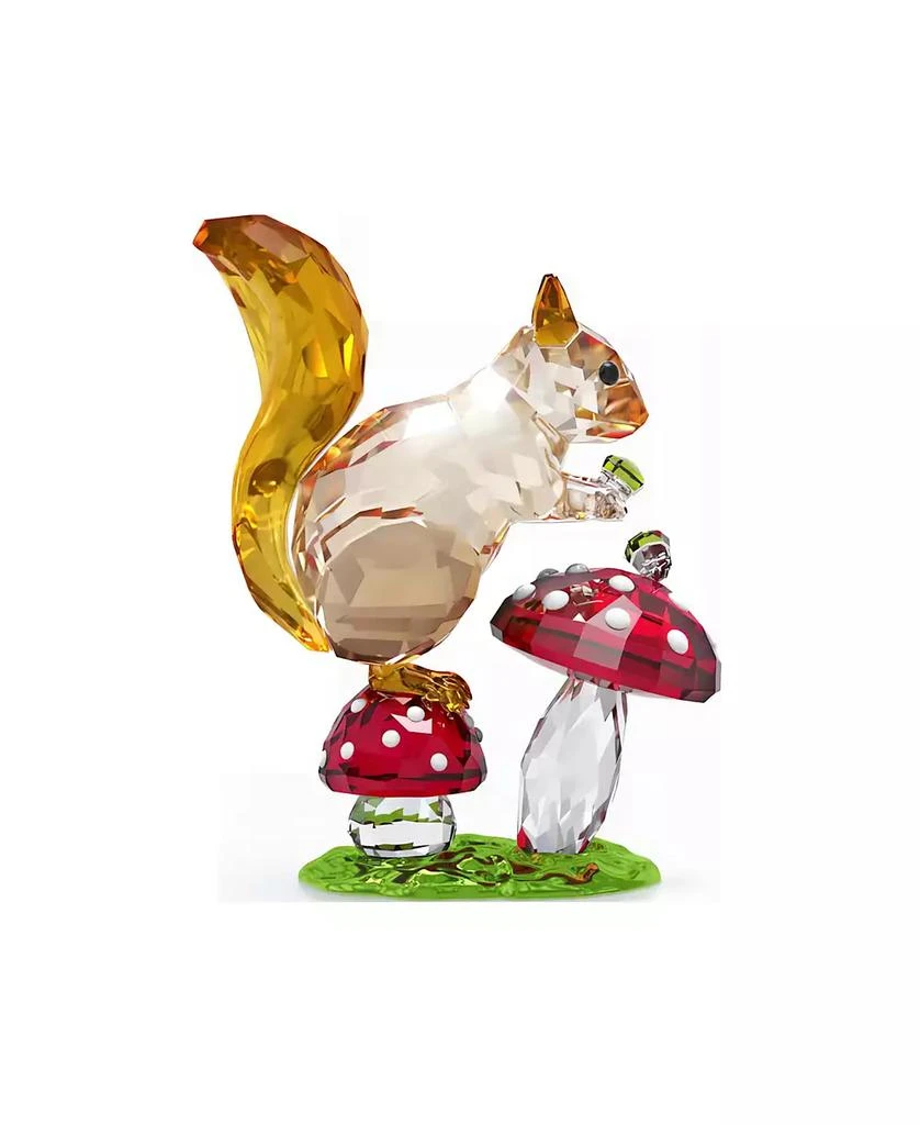 Swarovski Idyllia Squirrel and Mushrooms Figurine 4