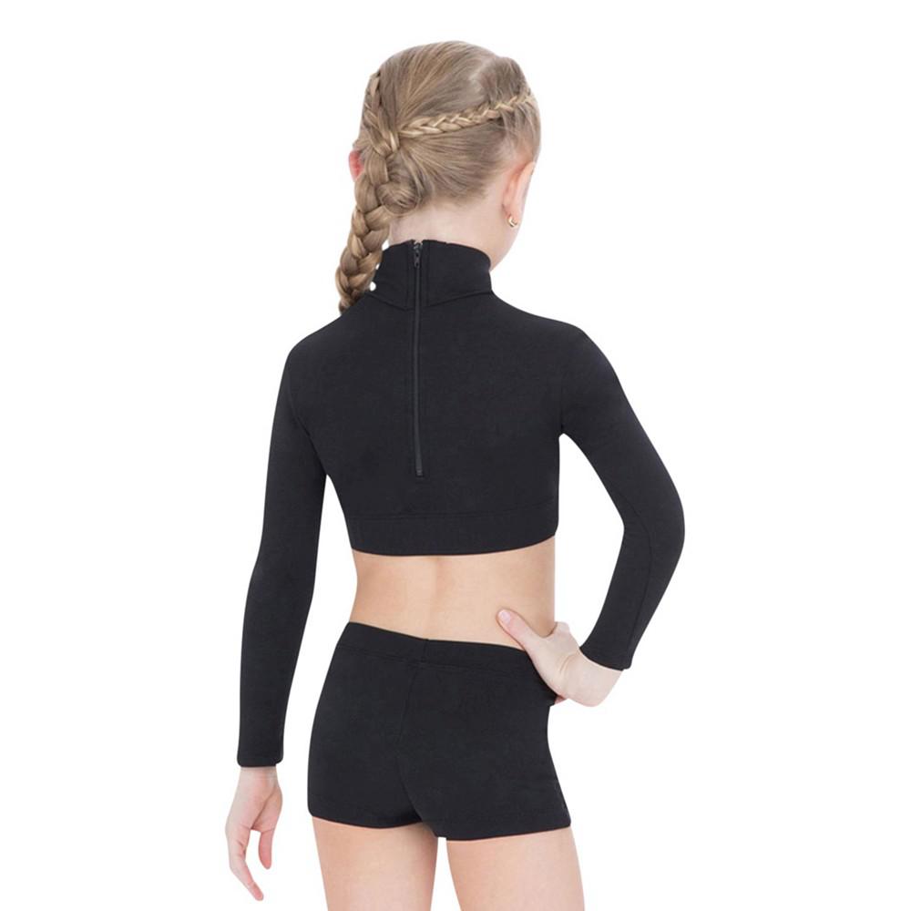 Capezio Big Girls Turtleneck Long Sleeve Top