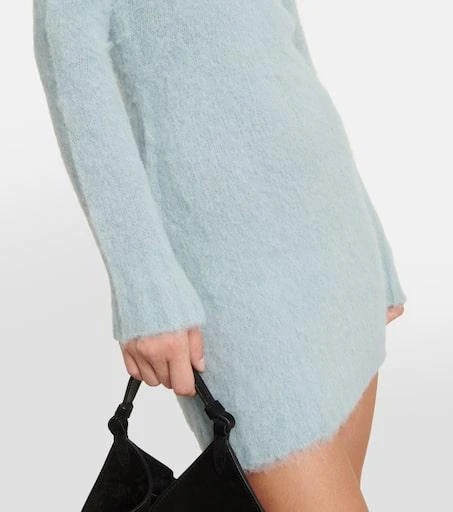 AMI Turtleneck wool-blend minidress 5