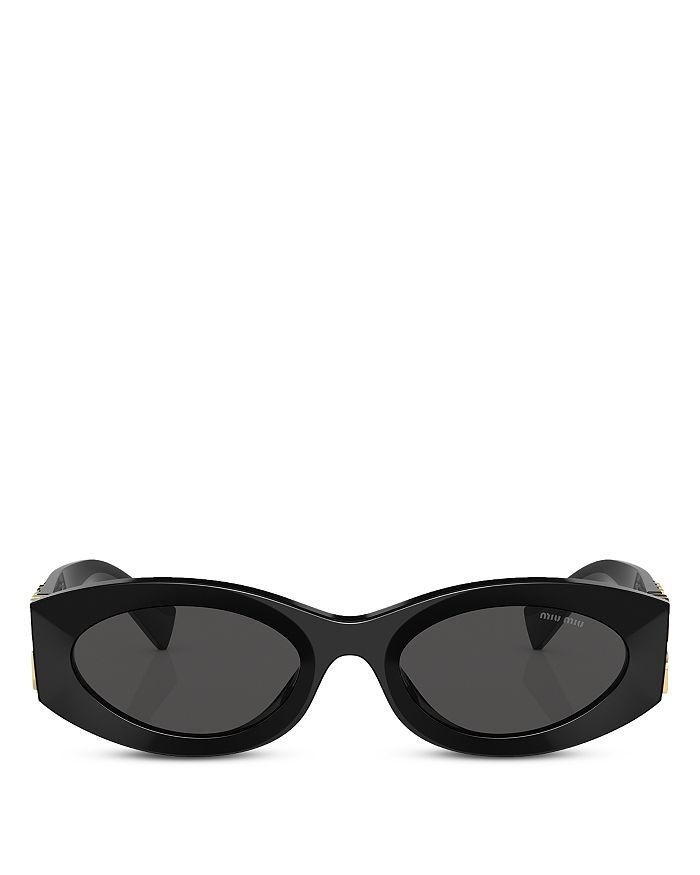 Miu Miu Oval Sunglasses, 54mm