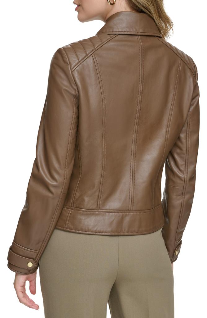 Andrew Marc Salla Leather Moto Jacket