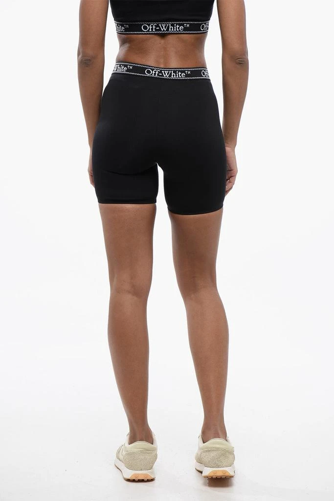 Off-White Off-White Biker Shorts with Logoed Elastic Band 2