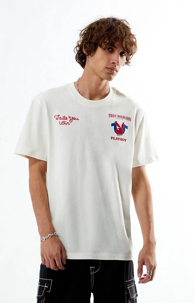 True Religion x Playboy Tails You Win T-Shirt 2