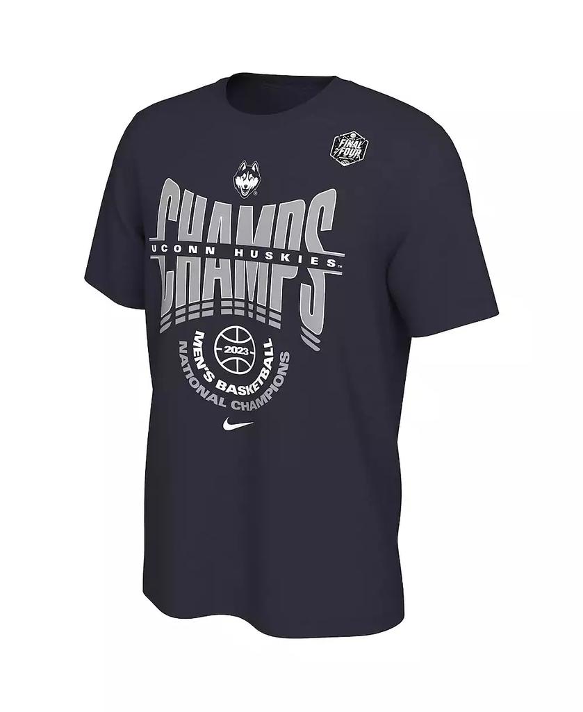 NIKE Men's Navy UConn Huskies 2023 NCAA Men's Basketball National Champions Locker Room T-shirt