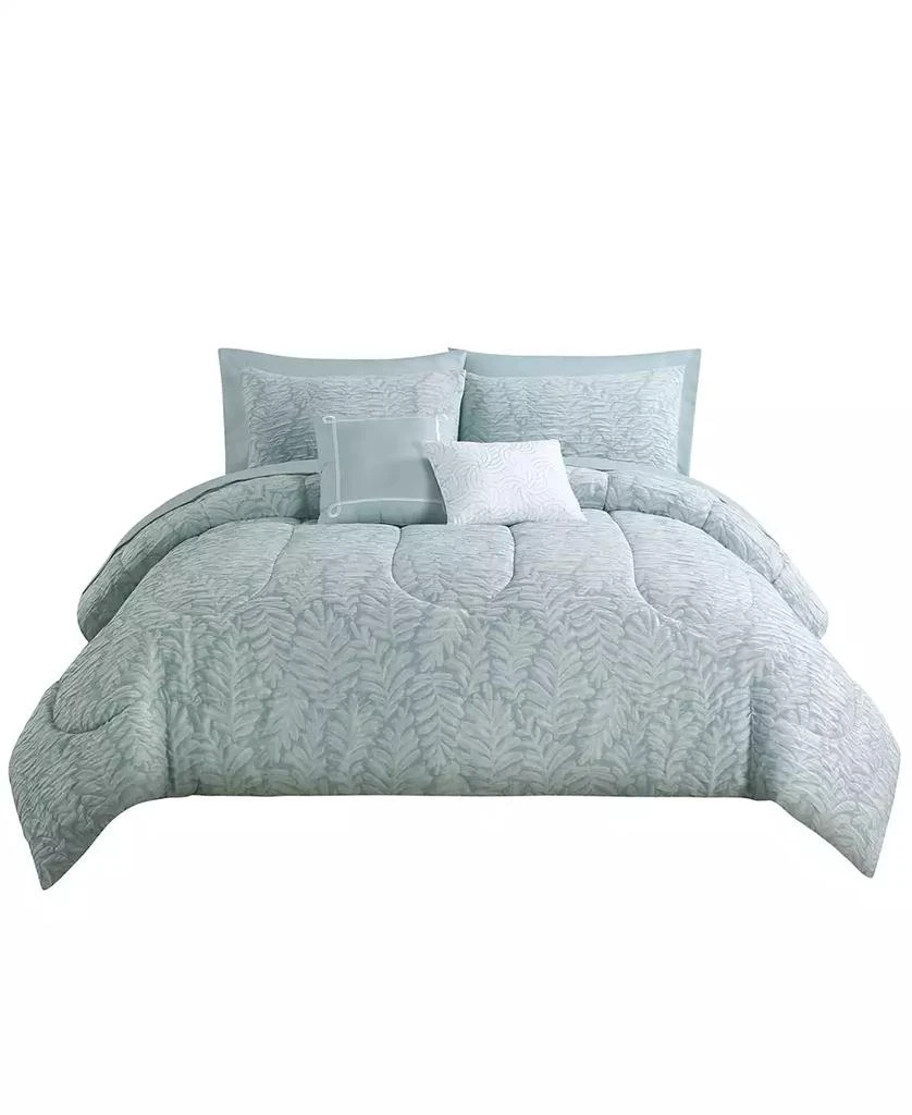 Enchante Accessories Reversible Jacquard 9-Pc. Comforter Set, Full, Created for Macy
s 5