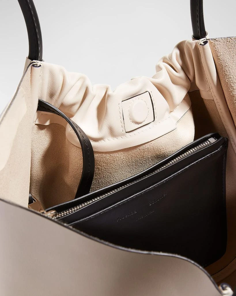 Proenza Schouler Large Ruched Smooth Leather Tote Bag 3