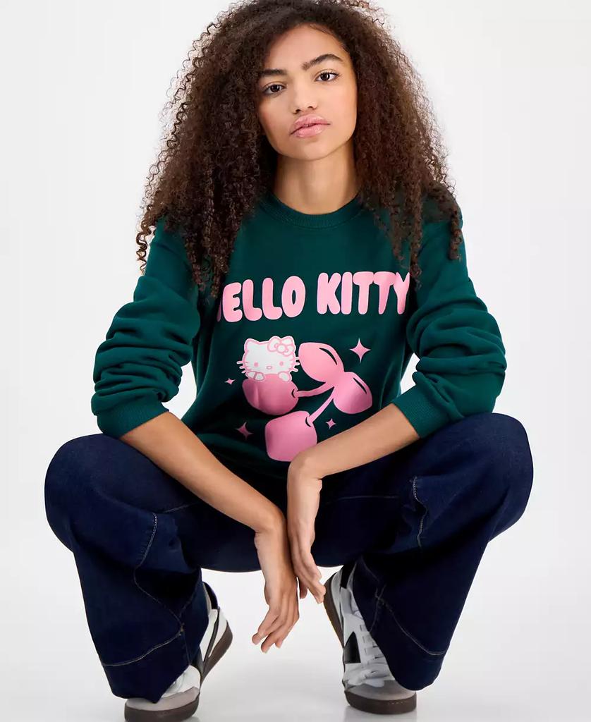 Grayson Threads, The Label Juniors' Hello Kitty Cherry Graphic Sweatshirt