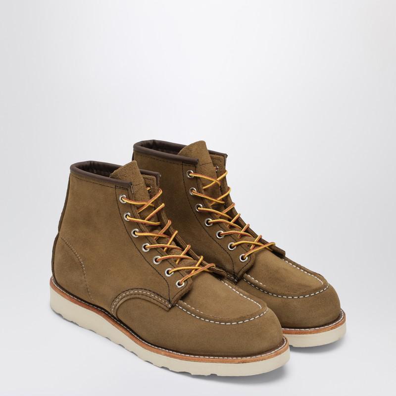 Red Wing Classic Moc Toe in Olive Leather