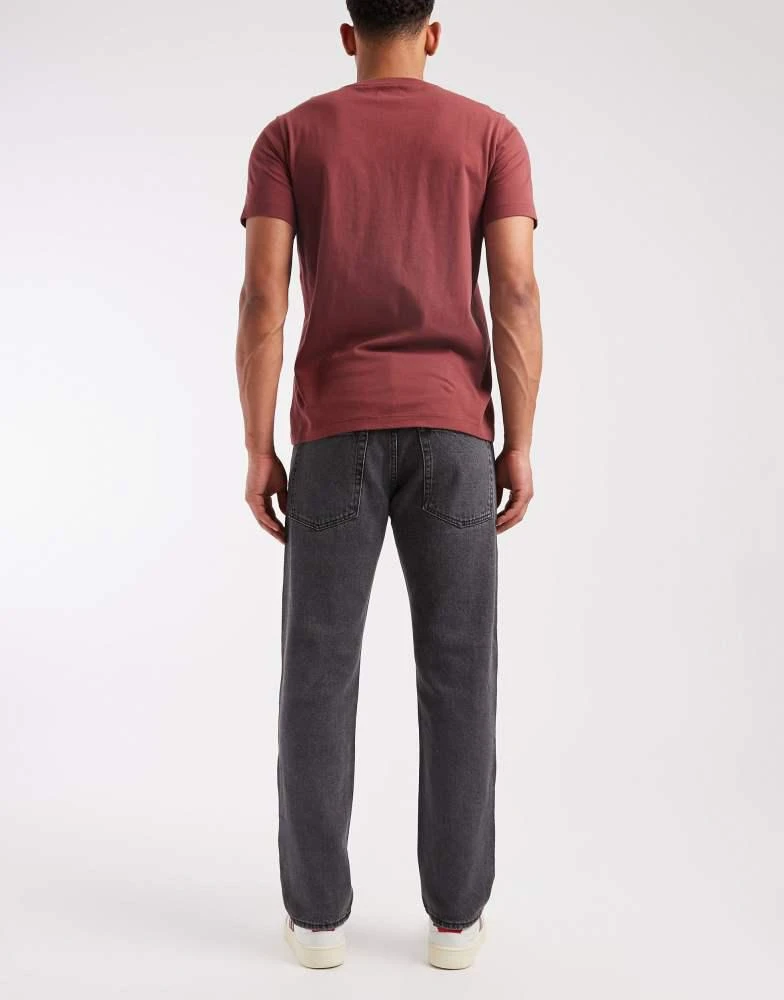 JJ Rebel JJ Rebel Noah straight jeans in washed back 3