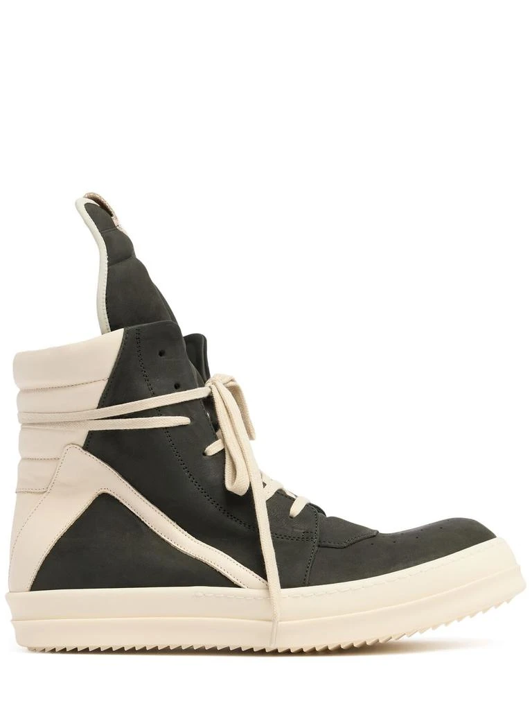Rick Owens Geobasket Leather Sneakers 1