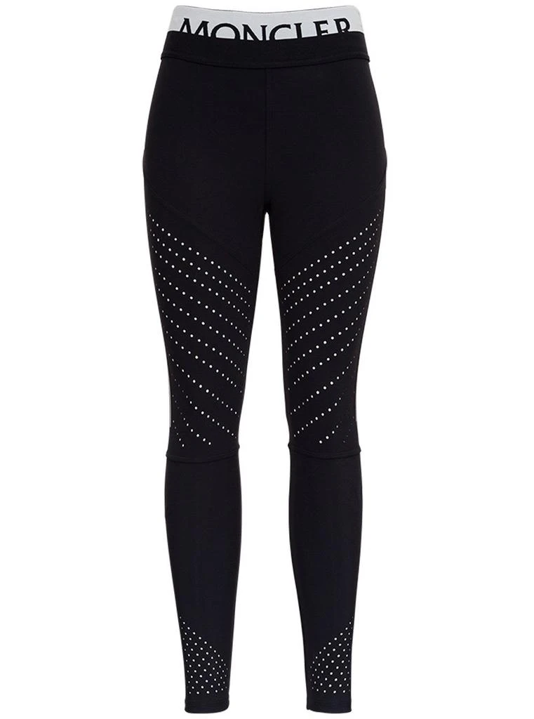 Moncler Elastic Logo Band Leggings – On Sale Now with Up to  display picture 2