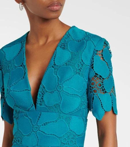 Elie Saab Broderie anglaise maxi dress 4