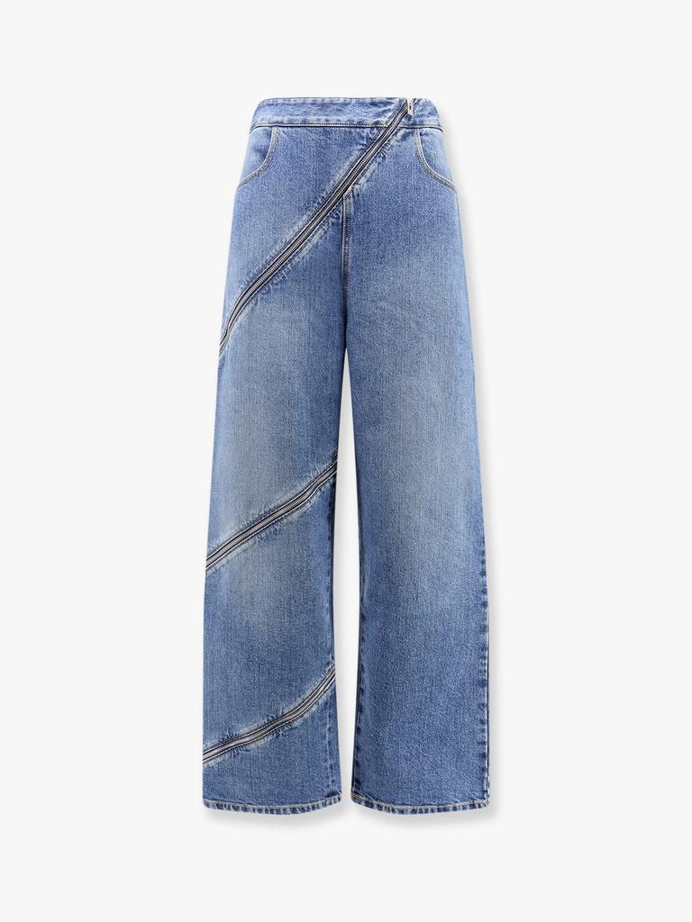 Alaia Spiral stone washed jeans