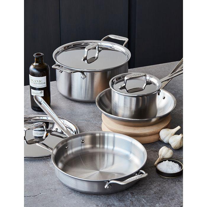 All-Clad d5 Stainless Brushed 7-Piece Cookware Set - 100% Exclusive