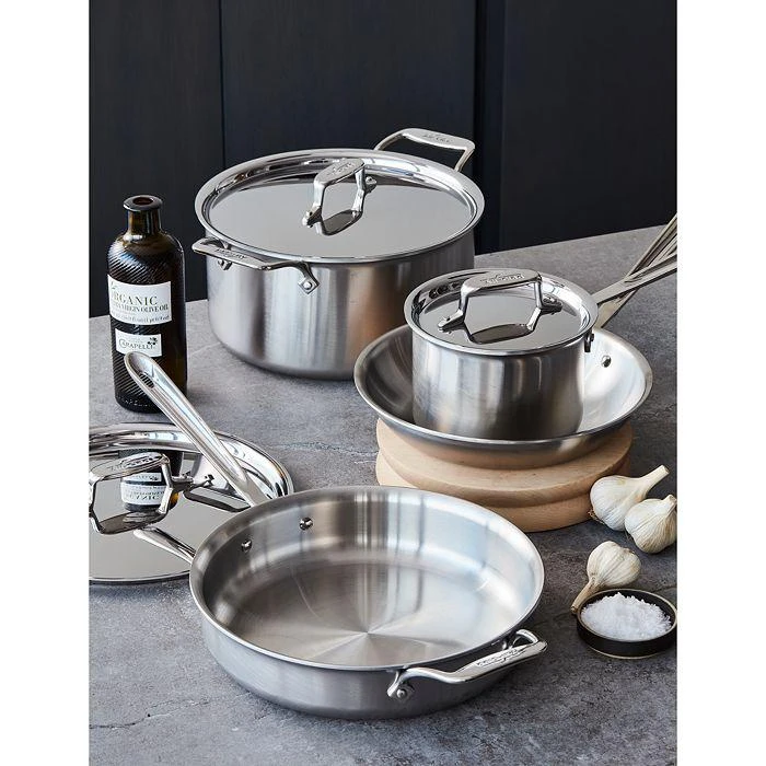 All-Clad d5 Stainless Brushed 7-Piece Cookware Set - Exclusive 1