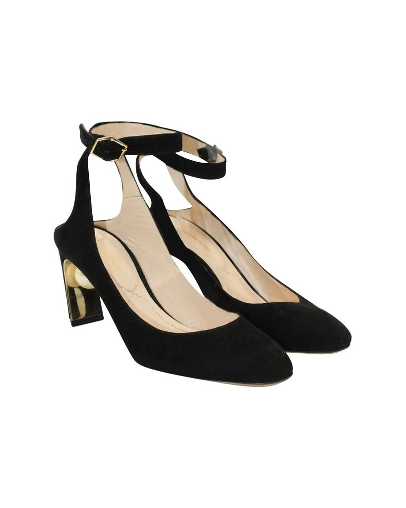 Nicholas Kirkwood Lola Pearl Pumps in Black Suede 3