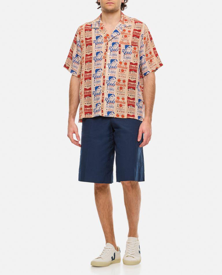 Rhude Voyage De Rhude Silk Shirt