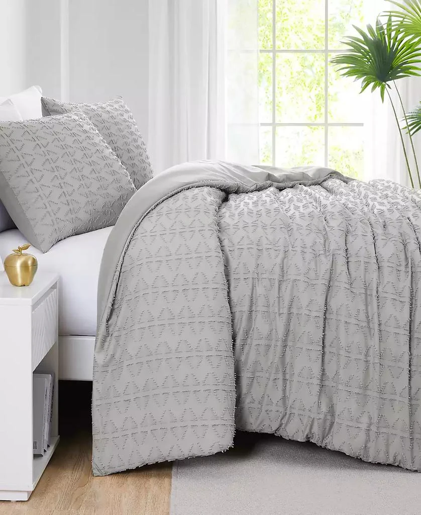 SOUTHSHORE FINE LINENS Dhara 2 Piece Textured Duvet Cover Set 2