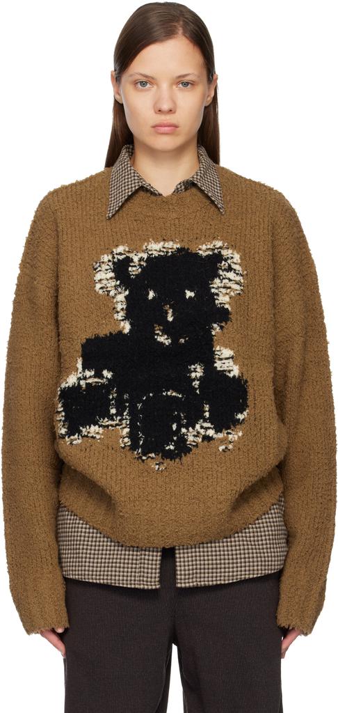 Acne Studios Destroyed knit sweater with distressed holes