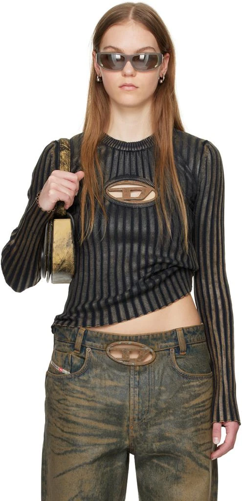 Diesel SSENSE Exclusive Brown Sweater 1