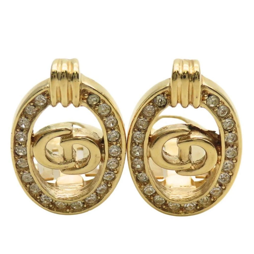 Dior Metal Clip Earrings (Pre-Owned)