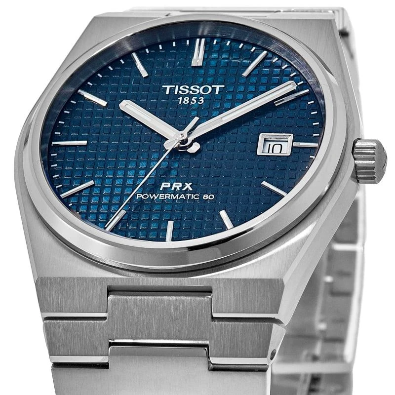 Tissot PRX Powermatic 80 35mm Blue Dial Steel Unisex Watch T137.207.11.041.00 2