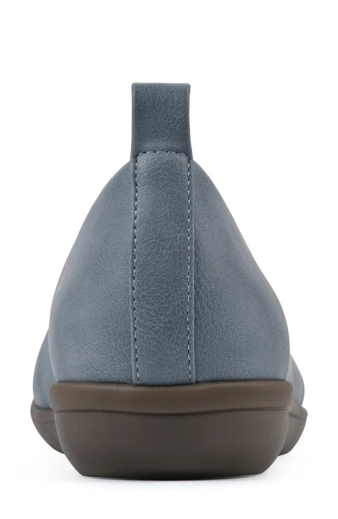 White Mountain Twiggy Moc Toe Flat 2