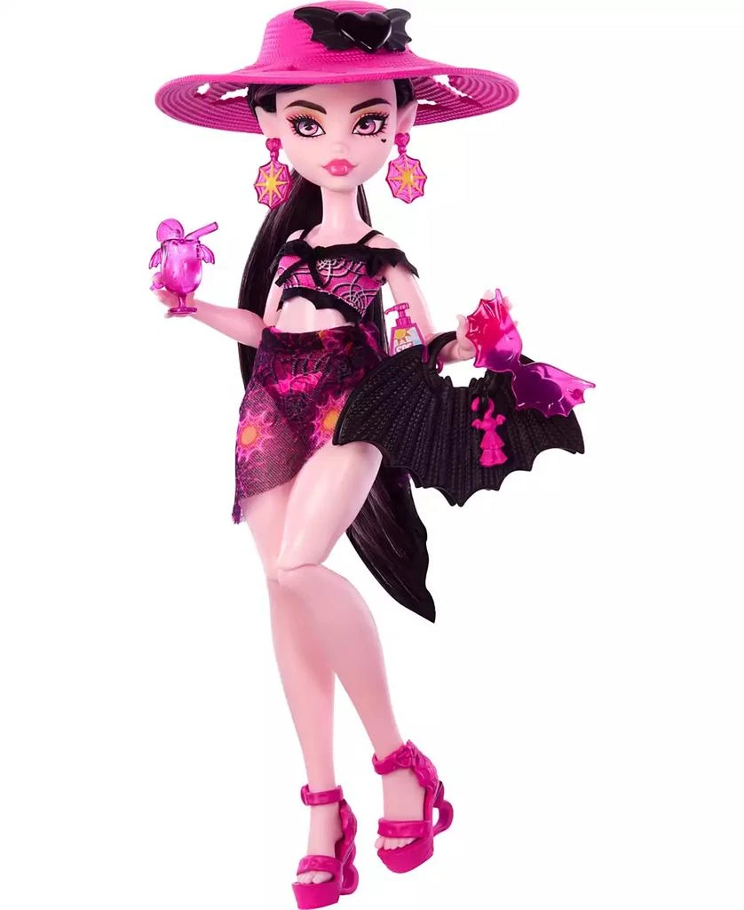 Monster High Scare-Adise Island Draculaura Fashion Doll with Swimsuit Accessories 2