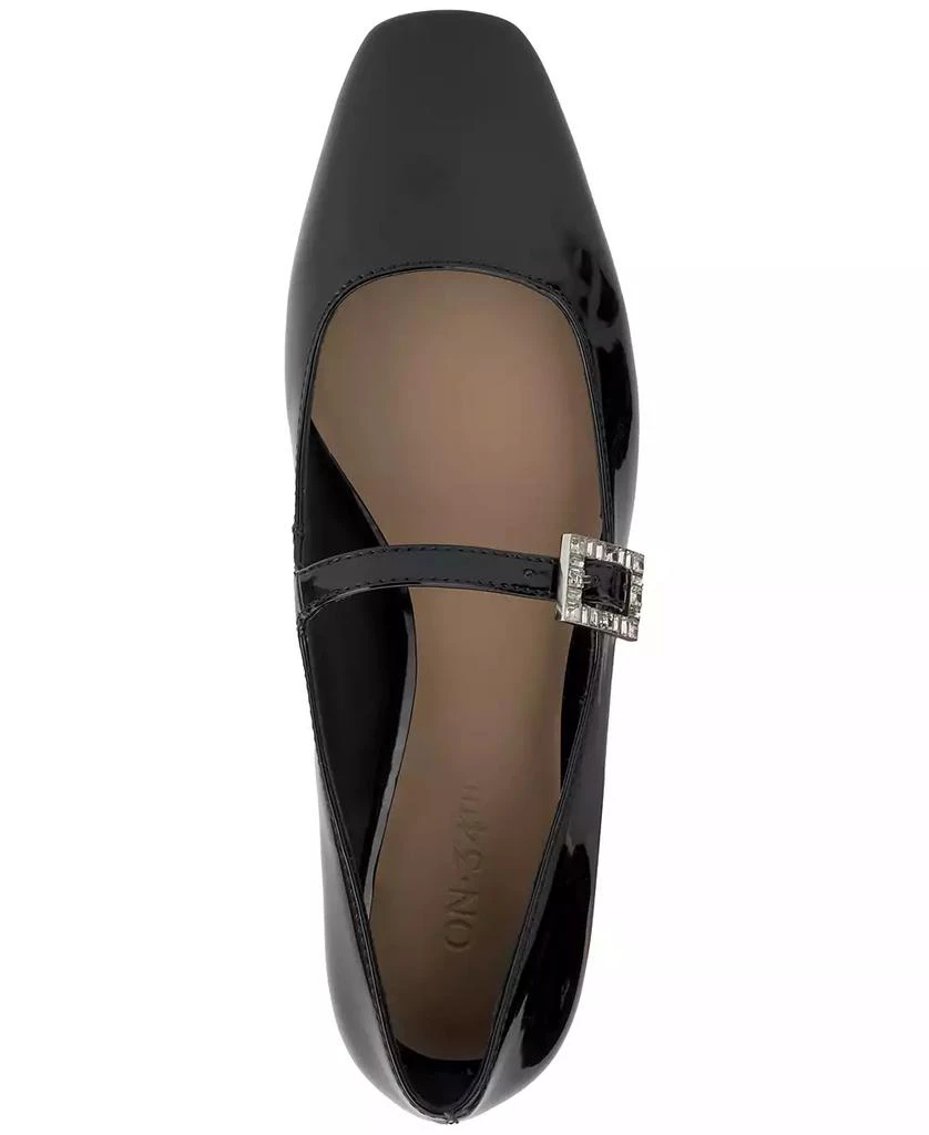 On 34th Women's Saadet Rhinestone-Buckle Mary Jane Flats, Created for Macy's 5