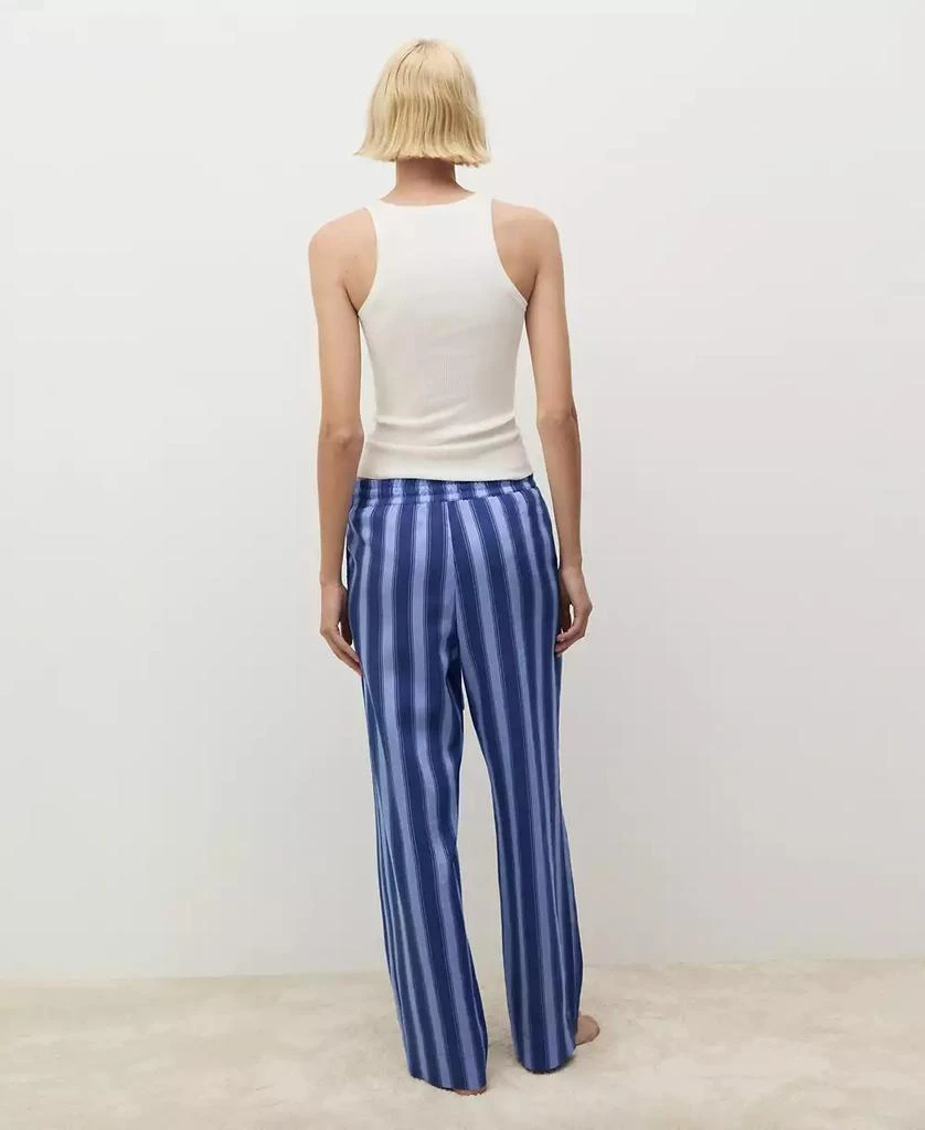 Mango Women's Two-Tone Striped Lyocell Woven Pants 2
