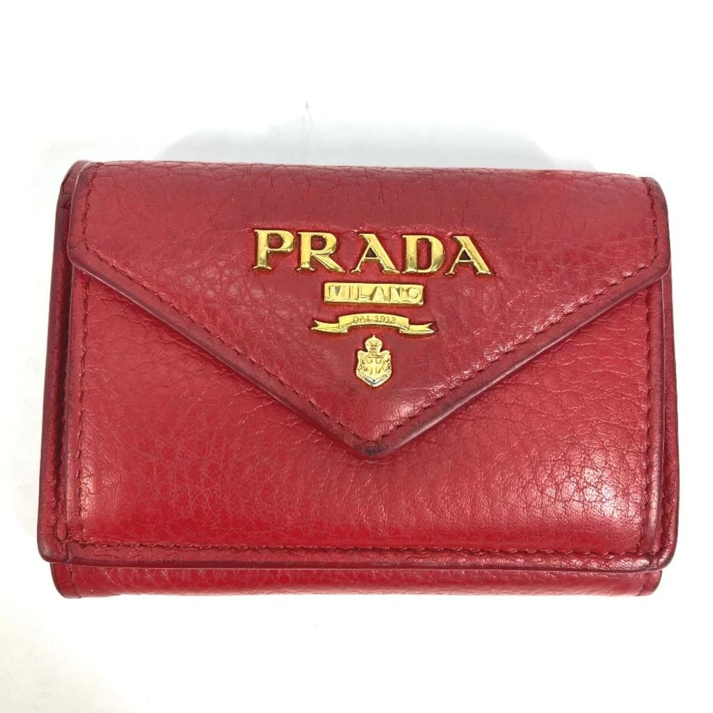 Prada Leather Wallet (Tri-Fold) (Pre-Owned)