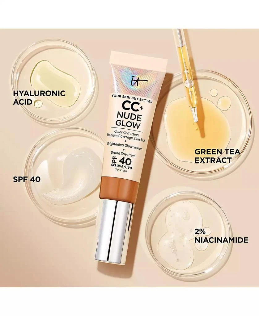 IT Cosmetics CC+ Nude Glow Lightweight Foundation + Glow Serum SPF 40 4