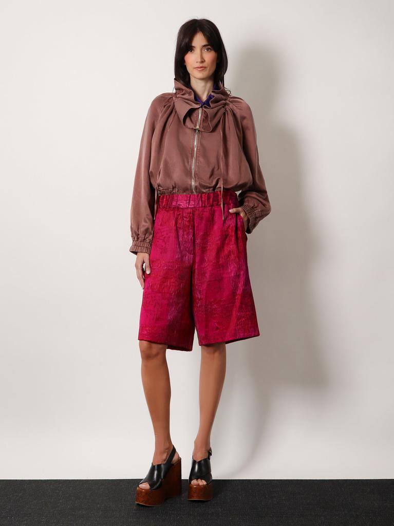 Dries Van Noten Pomy multicolor fabric shorts
