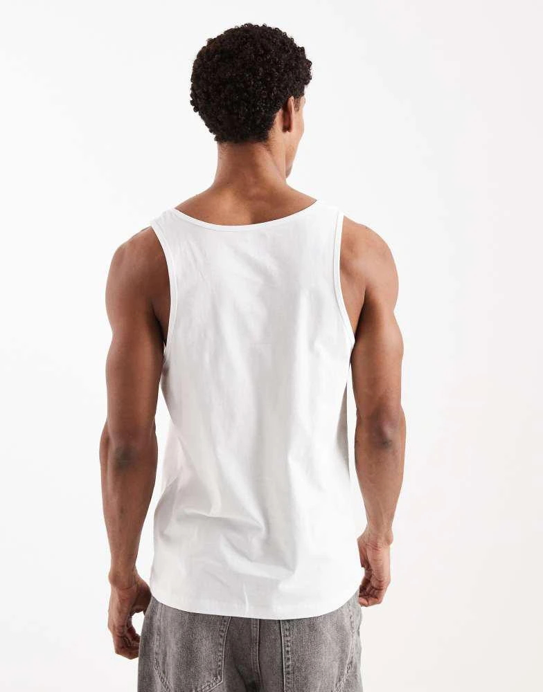 ASOS ASOS DESIGN Essentials vest in white 3