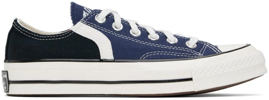 Converse Navy Chuck 70 Archival Stripes Low Top Sneakers 1
