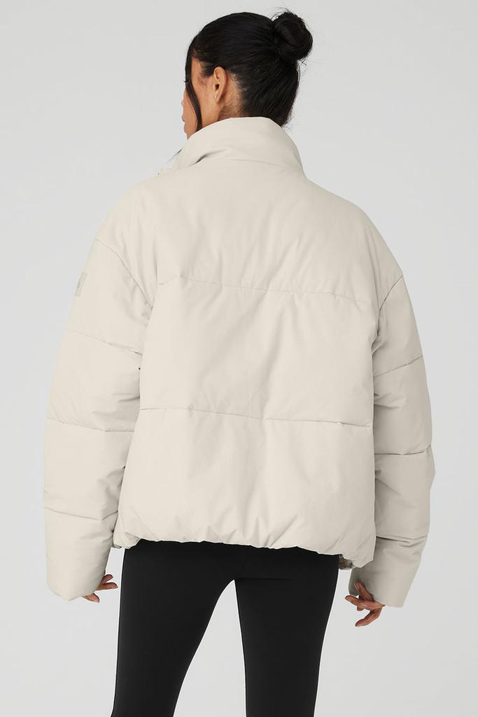 Alo Stretch Woven Street Puffer - Eclipse Blue