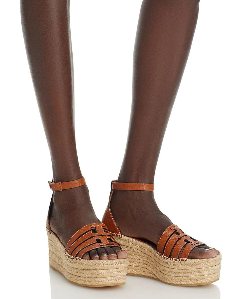 Tory Burch Women's Ines Ankle Strap Espadrille Platform Sandals 2