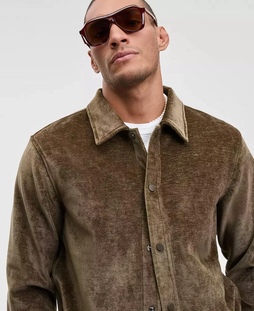 Mode of One Men
s Relaxed Fit Snap Front Soft Overshirt, Macy
s Exclusive 3