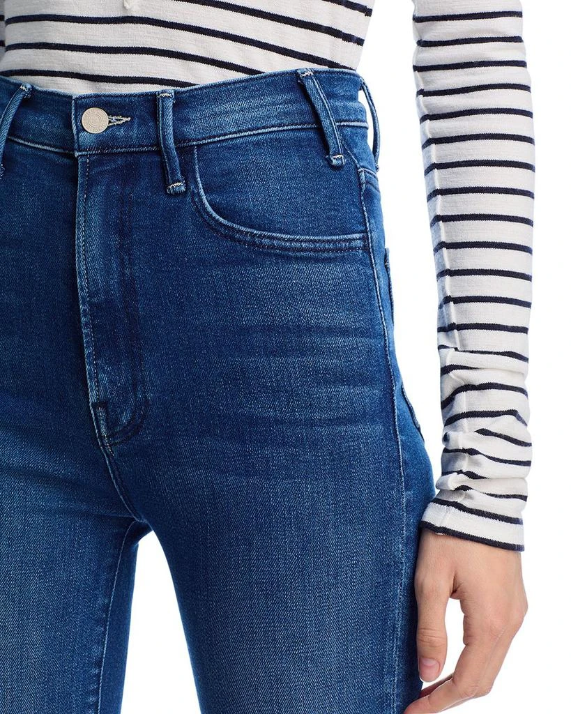 MOTHER The Hustler Flood Frayed Jeans in Whatever You Want 6