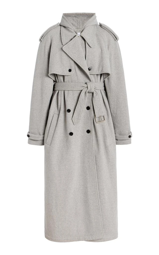Marie Adam-Leenaerdt Marie Adam-Leenaerdt Hooded Jersey Trench Coat - Moda Operandi