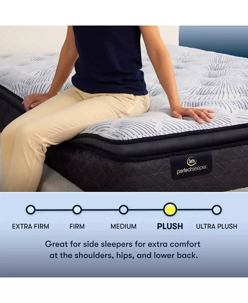 Serta CLOSEOUT! Perfect Sleeper Blue Lagoon Night 14" Plush Pillow Top Mattress Collection 8