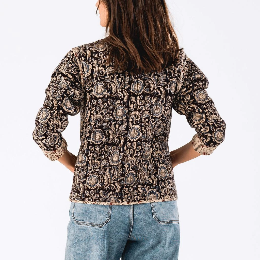 Lollys Laundry Betty Floral Quilted Cotton Jacket 2