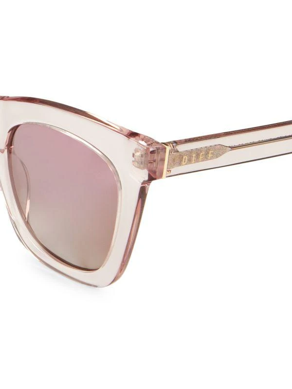 DIFF Eyewear Kaia 50MM Butterfly Sunglasses 3