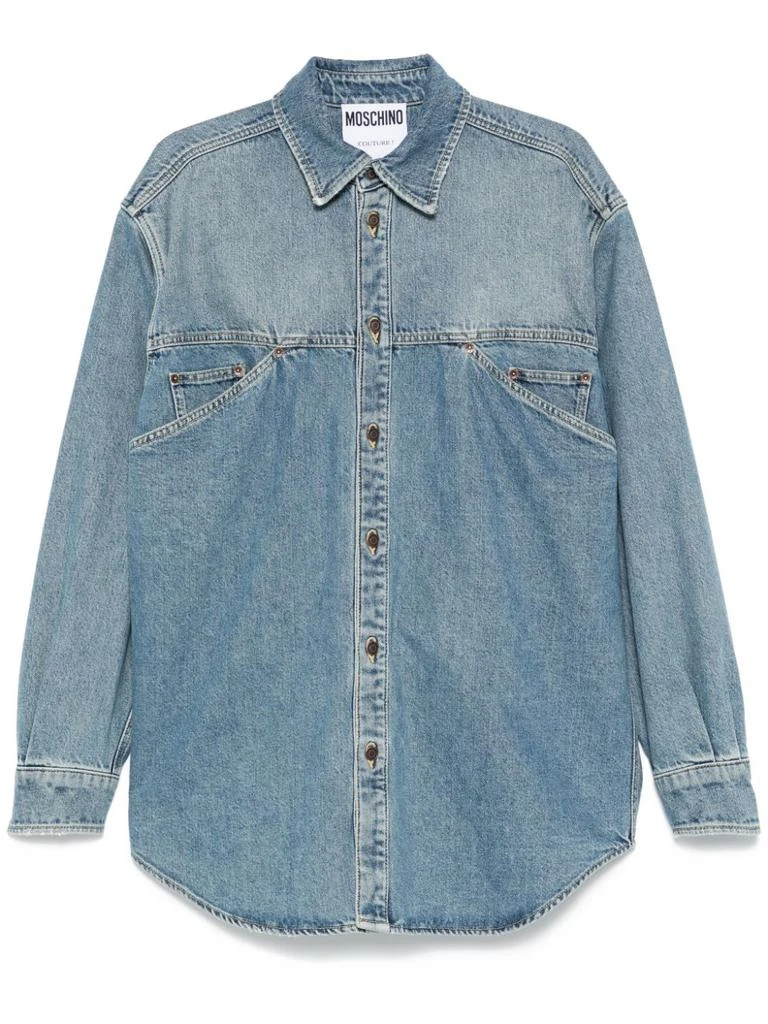 Moschino Light Blue Denim Shirt