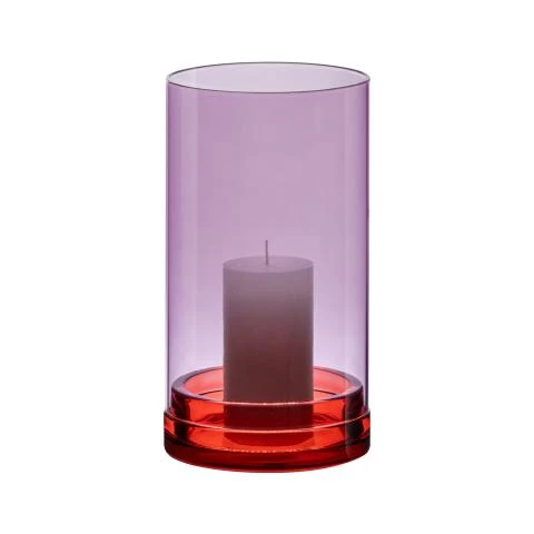 Remember Photophore En Verre - Lucius - Violet 2