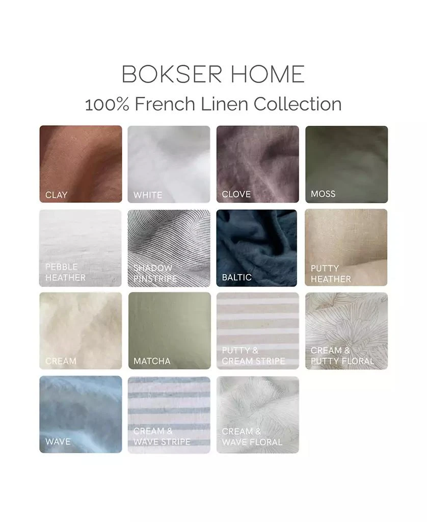 Bokser Home French Linen Channel Stitch Quilt 
Sham Set - King/Cal King 5